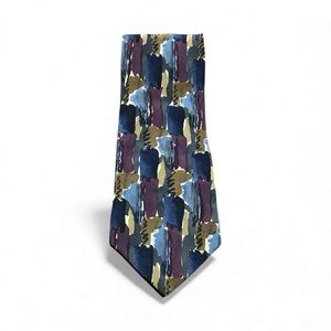 Jimmy V 100% Silk Tie Multicolor Abstract Collection Two Jim Valvano